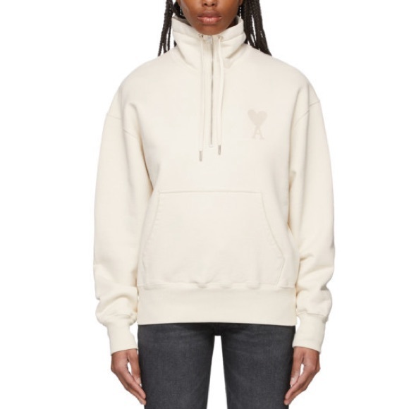 Ami de Coeur half-zip sweatshirt - Picture 2 of 7